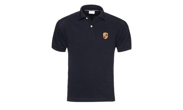 WAP59200S0B - : Porsche Crest Polo Black for Porsche Image