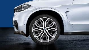 36112349590 - : F15 X5, F16 X6 M Performance 21" Style 375 Wheel/Tire Set for BMW: X5, X6 Image