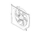 17117561757 - : Engine Cooling Fan Assembly for BMW: 323Ci, 323i, 325Ci, 325i, 325xi, 328Ci, 328i, 330Ci, 330i, 330xi Image