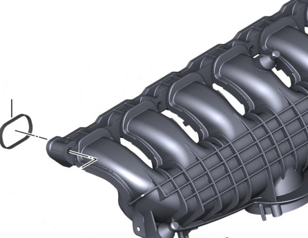 11617547242 - Fuel System: Manifold Gasket for BMW: 1 Series M, 128i, 135i, 325i, 325xi, 328i, 328i xDrive, 328xi, 330i, 330xi, 335i, 335i GT xDrive, 335i xDrive, 335is, 335xi, 435i, 435i Gran Coupe, 435i xDrive, 435i xDrive Gran Coupe, 525i, 525xi, 528i, 528i xDrive, 528xi, 530i, 530xi, 535i, 535i GT, 535i GT xDrive, 535i xDrive, 535xi, 540i, 550i, 550i GT, 550i GT xDrive, 550i xDrive, 640i, 640i Gran Coupe, 640i xDrive, 640i xDrive Gran Coupe, 650i, 650i Gran Coupe, 650i xDrive, 650i xDrive Gran Coupe, 740i, 740Li, 740Li xDrive, 750i, 750i xDrive, 750Li, 750Li xDrive, ActiveHybrid 3, ActiveHybrid 5, ActiveHybrid 7, Alpina B7, Alpina B7 xDrive, Alpina B7L, Alpina B7L xDrive, i8, M2, M235i, M235i xDrive, M3, M5, M6, M6 Gran Coupe, X1, X3, X4, X5, X6, Z4 Image