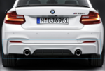 51192343355 - : F22/23 2 Series M Performance Rear Diffuser - M235i, M240i for BMW: M235i, M235i xDrive, M240i, M240i xDrive Image