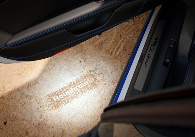 992088945 - : LED Door Projectors "Roughroads" Lettering for Porsche Image