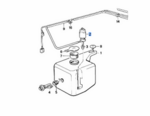 61661368589 - : Washer Pump for BMW: 318i, 325, 325e, 325es, 524td, 528e, 535i, 535is, M5 Image