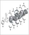 11218515071 - : Crankshaft for BMW: 328d, 328d xDrive Image