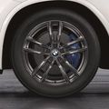 36112459596 - : G01/G02 X3/X4 19" Style 698M Double Spoke Orbit Grey Wheel/Tire Set for BMW Image