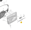 95B867409TU03 - : Molding For Door Trim Panel - Left for Porsche: Macan Image