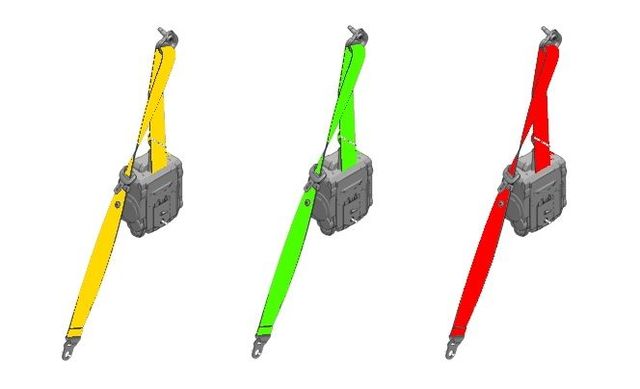 PK992COLOREDBELTS - : 992 911 (2019+) Colored Seat Belt Retrofit Kit for Porsche Image