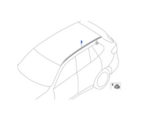 PKG02ROOFRAILS - : G02 X4 Roof Rail Retrofit Kit for BMW Image