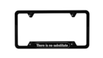 PNA70800120 - : ​Black Stainless Steel License Plate Frame - There is no substitute for Porsche Image