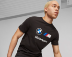 80155B5F436 - : BMW M Motorsport Puma ESS Logo Tee - Black for BMW Image