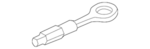 97072155105 - : Tow Hook for Porsche: 718 Boxster, 718 Cayman, 718 Spyder Image