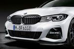 51192455832 - : G20 3 Series M Performance Gloss Black Front Attachment for BMW: 330e, 330i, M340i Image