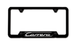 PNA70200600 - : Black Stainless Steel License Plate Frame - Carrera for Porsche: 911 Image