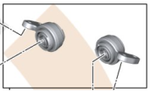 31126783376 - : Set of Brackets with Rubber Mounting - D=66mm for BMW: 323Ci, 323i, 325Ci, 325i, 325xi, 328Ci, 328i, 330Ci, 330i, 330xi, Z4 Image