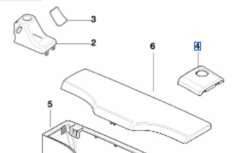 51168411548 - Body: Console Panel for BMW Image
