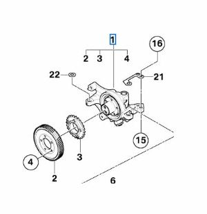 11367841784 - Engine: Pump for BMW Image