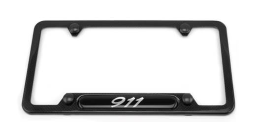 Genuine Porsche PNA-702-005-45 |Carbon Fiber License Plate Frame