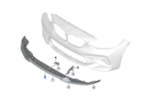 51118078455 - : F82 LCI M2 CS Carbon Fiber Front Splitter for BMW Image