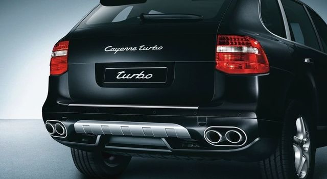 95504480285 - : 9PA Cayenne (2008-2010) Stainless Steel Rear Trim for Porsche Image