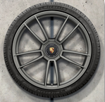 992044601AC - : ​992 911 Turbo S (2020+) 20/21" 911 Turbo S Winter Wheel/Tire Set - Platinum for Porsche: 911 Image