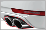95B044205 - : 95B-2 95B-3 Macan (2019+) Sports Tailpipes for Porsche: Macan Image