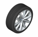 36112409002 - : ​G32 6 Series, G11/12 7 Series 18" Style 642 V-Spoke Winter Wheel/Tire - 8Jx18 H2 IS:30 for BMW Image