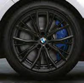 36115A24011 - : G14/G15/G16 8 Series M Performance 19" Style 786M Black Winter Wheel/Tire - 8x19 for BMW: 840i Image
