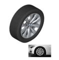 36112362004 - : F3x 3 &amp; 4 Series 17" Style 413 Winter Whee/Tire Assembly - 3/14 and on for BMW: 320i, 320i xDrive, 328d, 328d xDrive, 328i, 328i xDrive, 330e, 330i, 330i xDrive, 340i, 340i xDrive, 428i, 428i xDrive, 430i, 430i xDrive, 435i, 435i xDrive, 440i, 440i xDrive Image