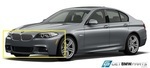 PKF10MSPORTFRONT - : F10 5 Series M Sport Front Aerodynamic Retrofit Kit for BMW Image