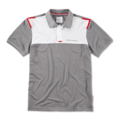80142460938 - : Golfsport Men's Polo Shirt - Grey/White for BMW Image
