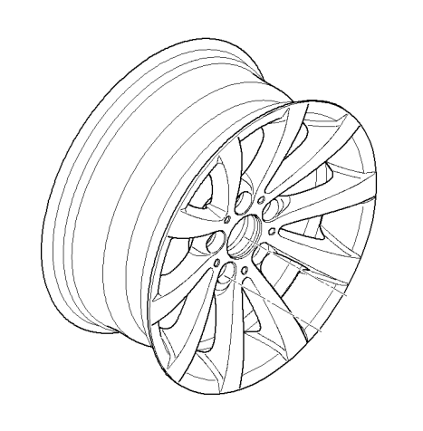 Jigme* Genuine BMW 36-11-6-783-631 | Wheel, Alloy - Style 285