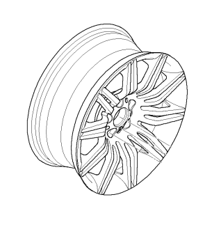 Genuine BMW 36-11-8-036-948 | M Double Spoke 172 Wheel