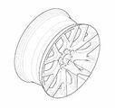 36116774395 - : 18" Style 177 Cross Spoke Light Alloy Rim - 8.5Jx18 ET:46 for BMW Image