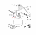 34331162056 - : ABS Accumulator for BMW Image