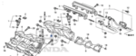 17060RYEA00 - Fuel System: Intake Manifold for Honda: Accord, Accord Crosstour, Crosstour, Odyssey, Pilot, Ridgeline Image