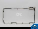 12612350 - Engine: Oil Pan Gasket for Buick: LaCrosse, Rainier | Cadillac: CTS, Escalade, Escalade ESV, Escalade EXT | Chevrolet: Avalanche, Avalanche 1500, Avalanche 2500, Camaro, Caprice, Colorado, Corvette, Express 1500, Express 2500, Express 3500, Express 4500, Impala, LCF 3500, Monte Carlo, Silverado 1500, Silverado 1500 Classic, Silverado 1500 HD, Silverado 1500 HD Classic, Silverado 2500, Silverado 2500 HD, Silverado 2500 HD Classic, Silverado 3500, Silverado 3500 Classic, Silverado 3500 HD, SS, SSR, Suburban 1500, Suburban 2500, Suburban 3500 HD, Tahoe, Trailblazer, Trailblazer EXT | GMC: Canyon, Envoy, Envoy XL, Envoy XUV, Savana 1500, Savana 2500, Savana 3500, Savana 4500, Sierra 1500, Sierra 1500 Classic, Sierra 1500 HD, Sierra 1500 HD Classic, Sierra 2500, Sierra 2500 HD, Sierra 2500 HD Classic, Sierra 3500, Sierra 3500 Classic, Sierra 3500 HD, Yukon, Yukon XL 1500, Yukon XL 2500 | Hummer: H2, H3, H3T | Pontiac: Firebird, G8, Grand Prix, GTO Image
