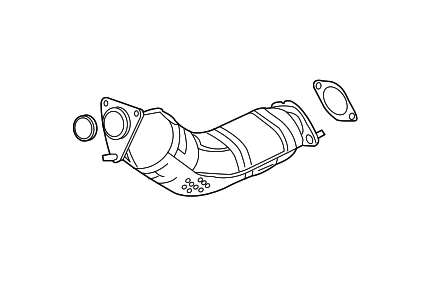 B08B31ET0B - Exhaust: Catalytic Converter for INFINITI: EX37, G37, M37, Q60, QX50 Image