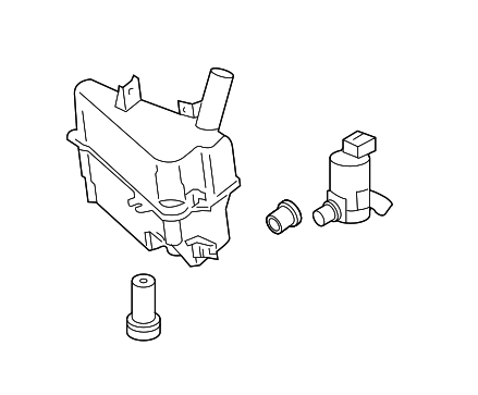289101NL0A - Body: Washer Reservoir for INFINITI: G37, Q60 Image
