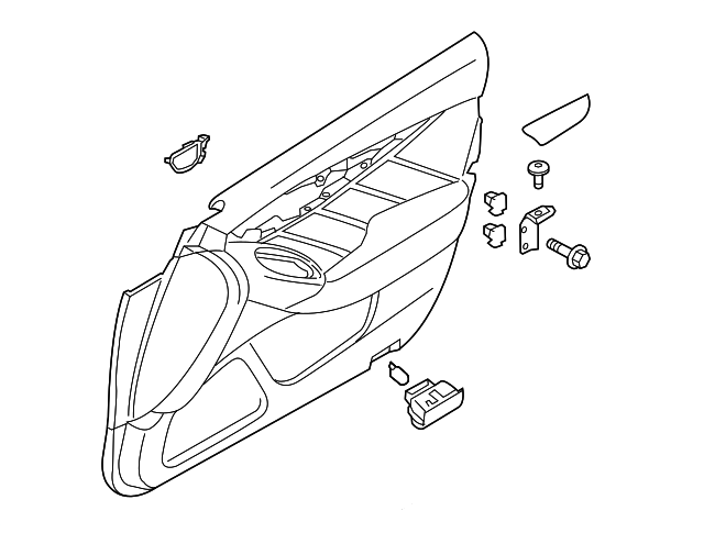 809014HH0A - Body: Door Trim Panel for INFINITI: Q50 Image