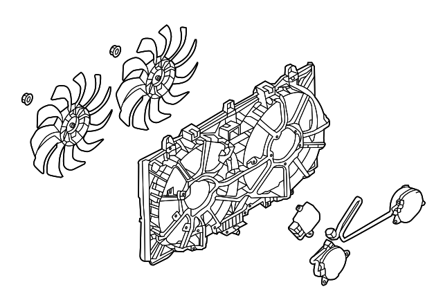 214814GB0A - Cooling System: Fan Assembly for INFINITI: Q50 Image