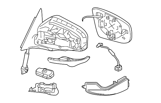 963015UB1A - Body: Mirror Assembly for INFINITI: QX50 Image