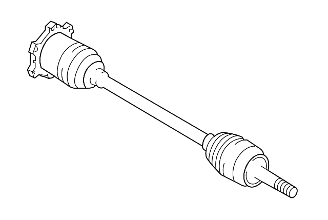 396011BB0A - Suspension: Axle Assembly for INFINITI: EX35, EX37, G25, G37, Q60, QX50 Image
