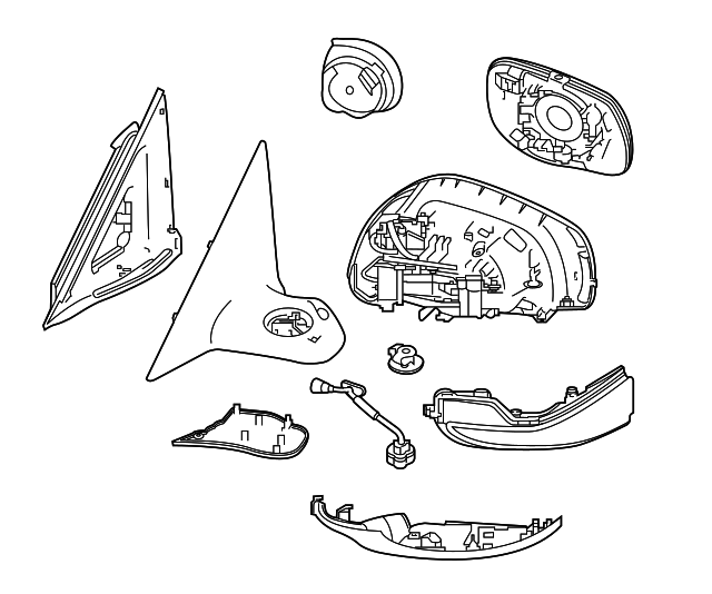 963026HH0B - Body: Mirror Assembly for INFINITI: Q50 Image