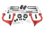 76830RED - : 3.5 Inch Lift Kit | Fits Toyota Tundra 2WD/4WD (2007-2021) for Rough Country Image