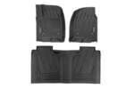 FF21612 - : Flex-Fit Floor Mats | FR &amp; RR | FR Bucket | Crew | Fits Chevy/Fits GMC 1500/2500HD/3500HD (19-25 &amp; Classic) for Rough Country Image