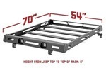 10605 - : Roof Rack | Fits Jeep Wrangler JK/Wrangler Unlimited  (2007-2018) for Rough Country Image