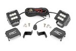 71029 - : LED Light Kit | Ditch Mount | 2" Black Pair | Flood | Ford F-150 (15-25)/F-150 Lightning (22-24) for Rough Country Image