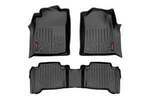 M75113 - : Floor Mats | Front and Rear | Double Cab | Fits Toyota Tacoma 2WD/4WD (2005-2011) for Rough Country Image