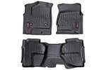 M21412 - : Floor Mats | FR &amp; RR | Ext Cab | Fits Chevy/Fits GMC 1500/2500HD/3500HD 2WD/4WD for Rough Country Image