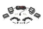 72113 - : LED Light Kit | Ditch Mount | 2" Black Pair | Flood | Fits Toyota Land Cruiser (24-25) for Rough Country Image